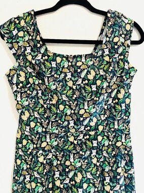 NWT RETRO MODCLOTH CHRISTMAS GREEN DRESS